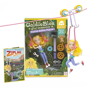 美國玩具展金獎 -- GoldieBlox -- 滑輪芭比 ☆
