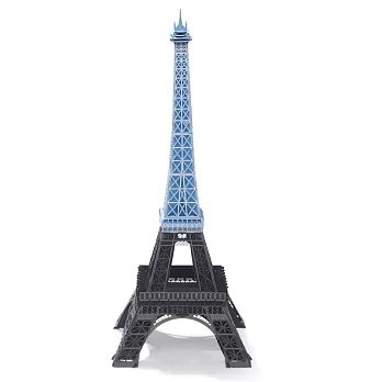 Papero紙風景 DIY迷你模型-艾菲爾鐵塔(藍)/Eiffel Tower(Blue)