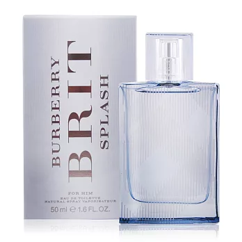 BURBERRY Brit splash海洋風格男性淡香水(50ml)-公司貨