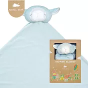 美國 Angel Dear 大頭動物嬰兒毛毯單入禮盒 (藍色小羊)藍色小羊