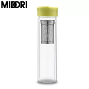 MIDORI 雙層玻璃纖果隨行瓶（綠）GS-0400G