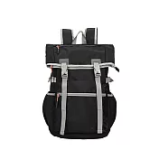 CARANY卡拉羊 17吋電腦雙肩大容量運動背包韓版潮書包 58-0025黑色