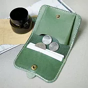 【預購商品】HANDIIN|日本職人系 牛皮口袋型零錢包 駝色