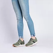 FYE法國復古慢跑鞋  日本超纖環保休閒鞋(再回收概念,耐穿,不會分解)  男女生款---舒適‧時尚。36橄欖綠