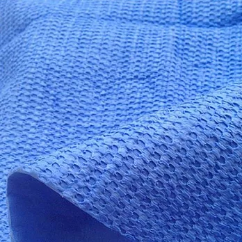 【LIERJIA】3秒軟化-最新無阻力 3D立體PVA 吸水擦拭巾-藍(64x43cm) PVAL-01B