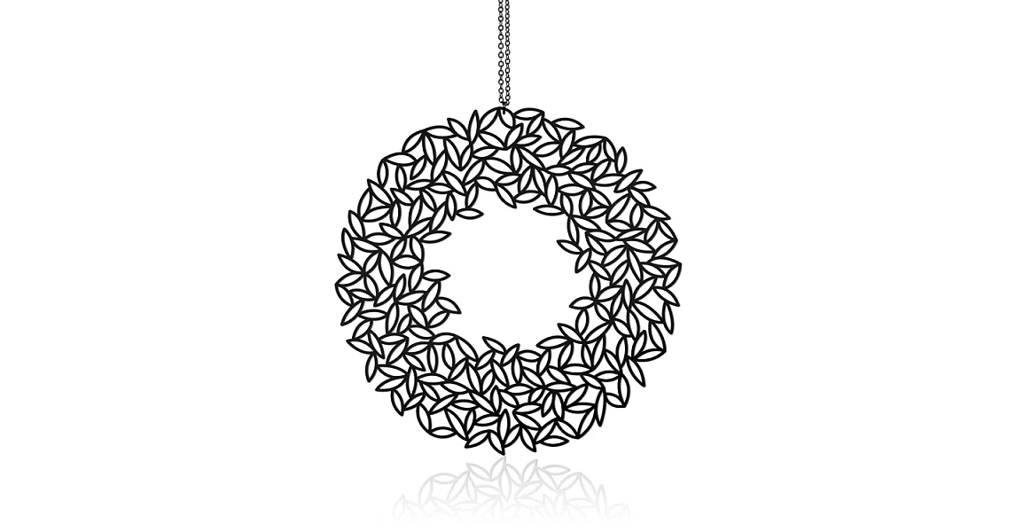 moorigin / 綠意項鍊 L / 黑