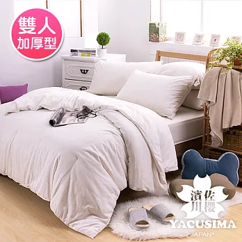 【日本濱川佐櫻-葉影水榭】頂級加厚型雙人手工純長纖蠶絲被3.6kg