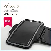 【東京御用Ninja】iPhone 7經典款（4.7吋）運動型手機臂帶保護套（黑色）