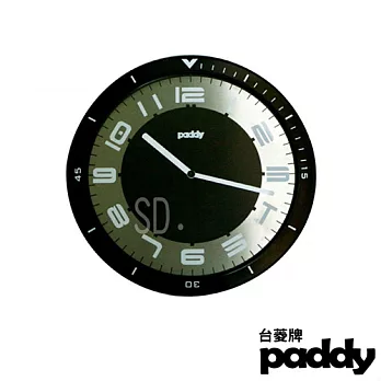 PADDY台菱牌 超薄掛鐘(黑色) AGP-3085-4