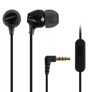 SONY Xperia 入耳式 原廠耳機 MDR-EX15AP 立體聲 3.5mm 線控麥克風 耳機黑色