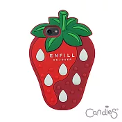 Candies 立體草莓手機殼(紅) iPhone 7 4.7吋(送玻璃保護貼)