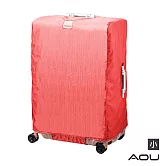 AOU 旅行配件 小型拉桿箱保護套 旅行箱套 防塵套 (多色任選) 66-047C紅