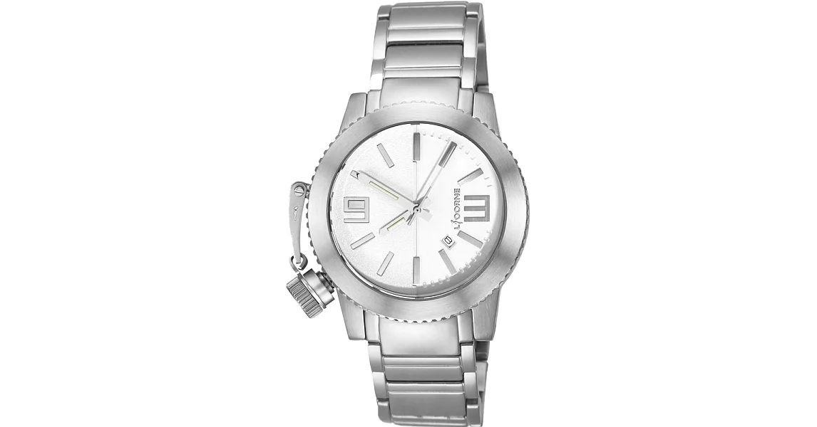 【LICORNE 力抗錶】 MKIII系列經典帥氣手錶-41mm (白 LI095LWWA)