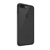 Ozaki O!coat Crystal+ iPhone 7 Plus 吸震邊框保護殼-透黑邊框/透明機背