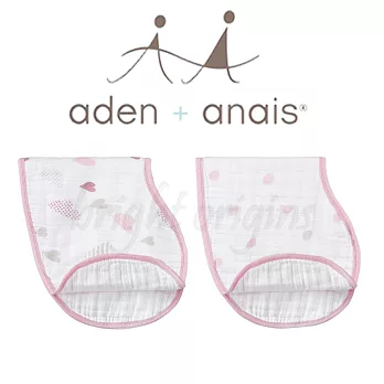 美國Aden+Anais 經典拍隔兩用巾(2入裝) 愛心點點款7034