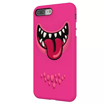 SwitchEasy Monsters iPhone 7 Plus 笑臉怪獸保護套-粉皮