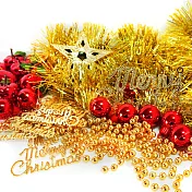 聖誕裝飾配件包組合~紅蘋果金色系 (2尺(60cm)樹適用)(不含聖誕樹)(不含燈)YS-DS02004
