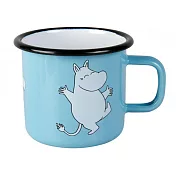 【Muurla】芬蘭嚕嚕米系列-嚕嚕米琺瑯馬克杯370cc(藍色)咖啡杯/琺瑯杯