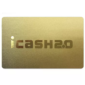 icash 2.0 經典LOGO卡-LOVE GOLD(含運費)