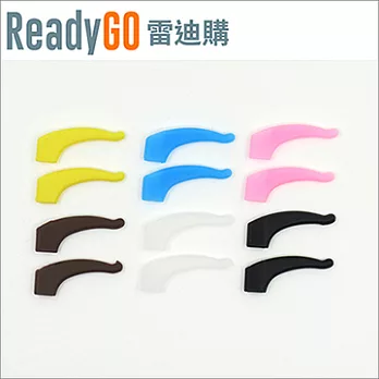 【ReadyGO雷迪購】超實用眼鏡配件必備高品質矽膠防滑耳勾(2入裝)(白色)