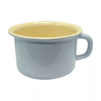 【奧地利RIESS】琺瑯寬口馬克杯10cm / 0.5L咖啡杯/琺瑯杯 (淺藍色)