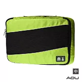 AOU 透氣輕量旅行配件 萬用包 露營收納包 多功能裝備工具袋 單層衣物收納袋 單入-中(多色任選) 66-035B 綠