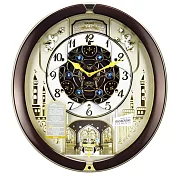 SEIKO 日本精工 QXM291B 可愛小天使旋轉錶盤音樂掛鐘
