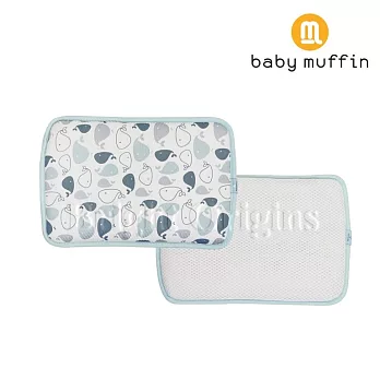 baby muffin 兒童涼爽枕(藍鯨魚)