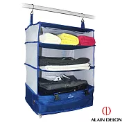 ALAIN DELON 亞蘭德倫 旅遊必備行動衣物櫃(藍)