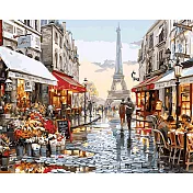 ArtLife藝術生活【DT017】巴黎午後_DIY 數字 油畫 彩繪
