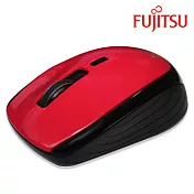 FUJITSU富士通USB無線光學滑鼠FR400紅色