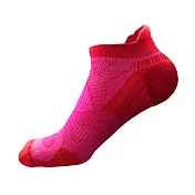 EGXtech 2X強化穩定壓縮踝襪(粉紅紅M)2雙組