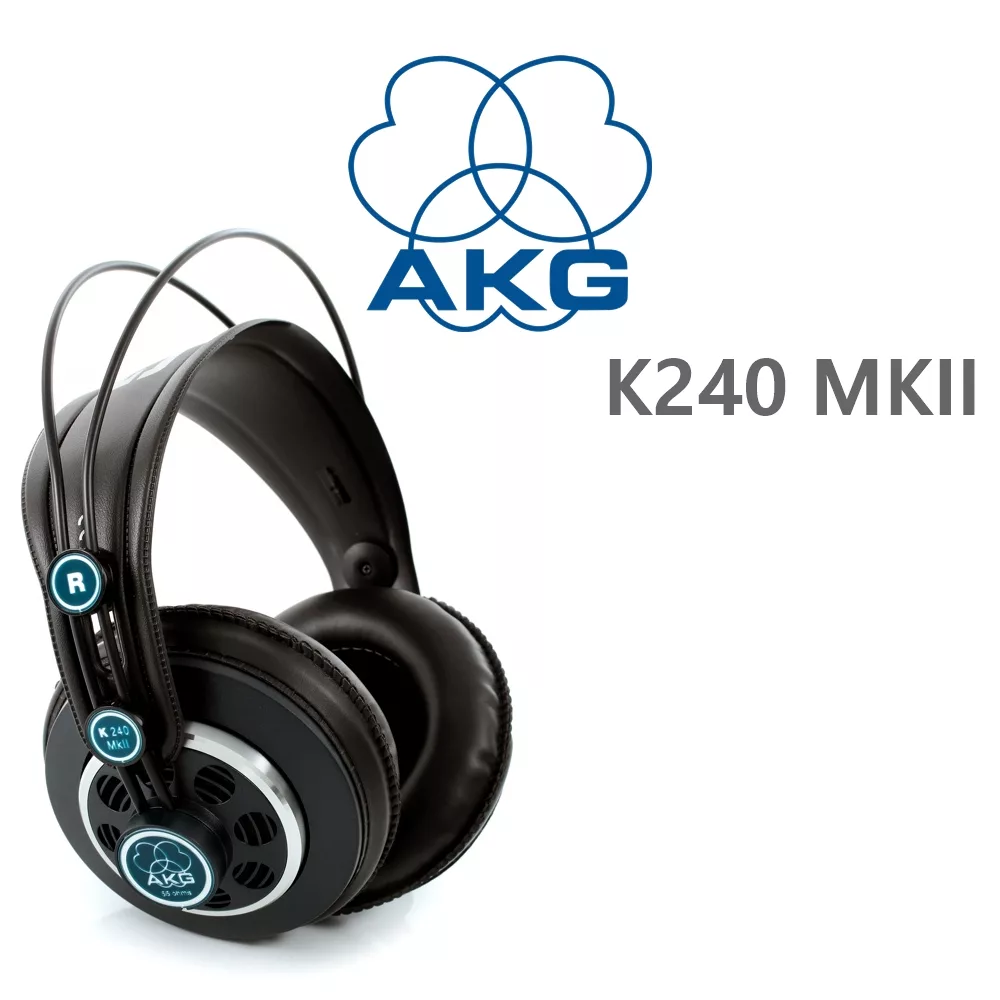 AKG K240 MKII 耳罩式有線耳機,採用半開放設計,提供專業級音質表現,適合錄音室監聽與音樂創作。無特定認證,適用於一般娛樂與專業用途,主體有線連線,享2年保固保障。 AKG K240 MKII