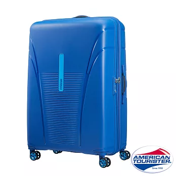 AT美國旅行者 25吋Skytracer飛機輪硬殼嵌合式TSA行李箱(亮藍)