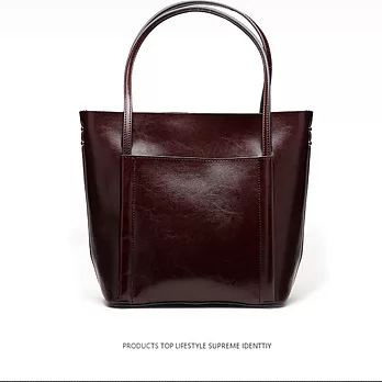 預購【O-ni O-ni】真皮新款托特手提包女士水桶型單肩包SK-0107-c-棕色咖啡色