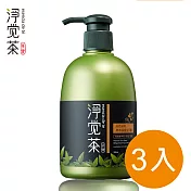 茶寶 淨覺茶 天然茶籽果萃保濕洗手露350ml-3入組