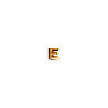 小英文字母,(木質素材)-E