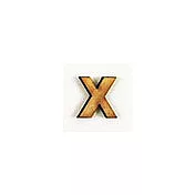 小英文字母,(木質素材)- X