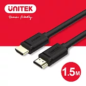 UNITEK  2.0版HDMI高畫質數位傳輸線1.5M