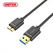 UNITEK 優越者USB3.0資料傳輸線(2M)黑色