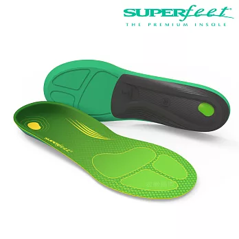 【美國SUPERfeet】碳纖維路跑鞋墊 – 青綠色 B