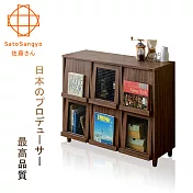【Sato】NEFLAS時間旅人六門收納書櫃‧幅111cm