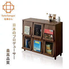 【Sato】NEFLAS時間旅人六門收納書櫃‧幅111cm