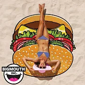 美國 Big Mouth 造型海灘毯 漢堡款