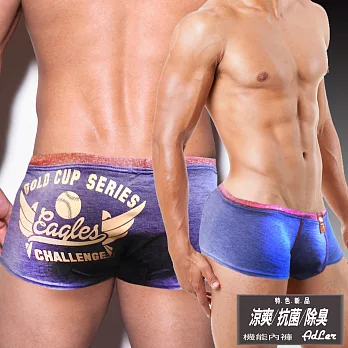 aDLer 低腰抑菌印花短版平口內褲(M~XXL)M棒球