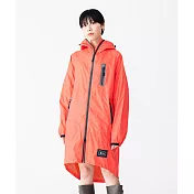 日本KIU 空氣感雨衣/時尚防水風衣 附收納袋(男女適用) 28909 粉紅色