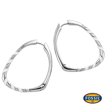 FOSSIL 自由之心魅力耳環-JF83503040