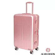 ALAIN DELON 亞蘭德倫 25吋 絕代風華系列全鋁製旅行箱 (粉紅)25吋粉紅
