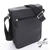 【Zoe s】POLO商務系列 掀蓋設計公文包 隨身包 斜背包(尊爵黑)