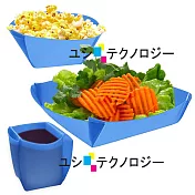 樂活環保餐具 三件式可折疊組合餐具(杯子 碗 盤)